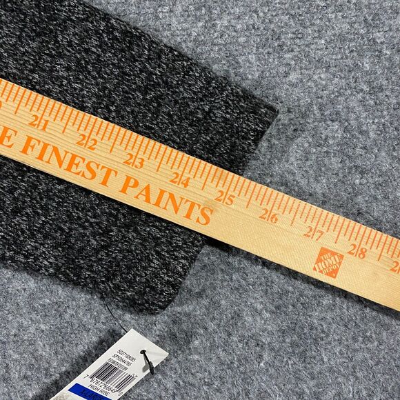 Van Heusen Flex Fleece Sweater Adult XL Classic Fit Heather Black Gray Static - Picture 10 of 15